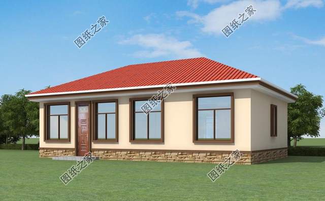 農村一層別墅設計，穩重踏實更實用，南北方都適合