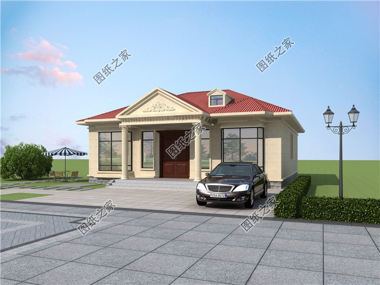 一層平房設計圖外觀圖