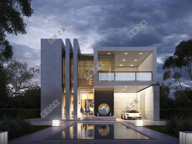 現代風別墅設計，奢華時尚，秒殺眾多農村小洋樓
