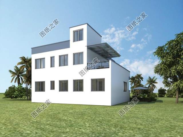 現代風別墅設計，奢華時尚，秒殺眾多農村小洋樓