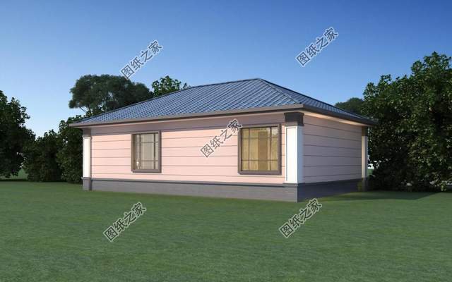 新款一層別墅設計，在老家蓋這樣的住宅，擱誰不心動