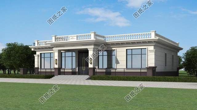 新款一層別墅設計，在老家蓋這樣的住宅，擱誰不心動