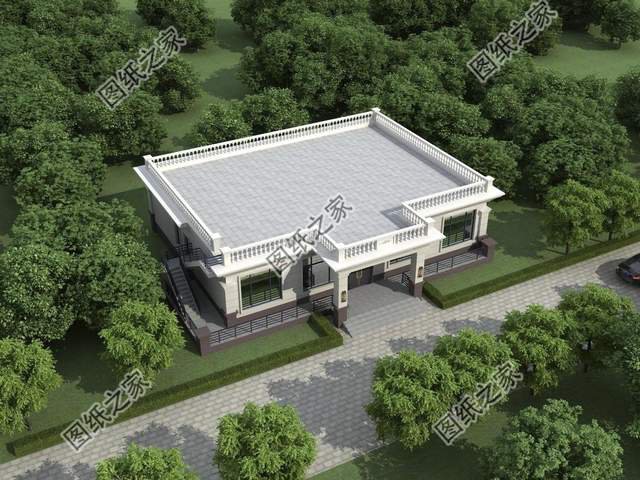 新款一層別墅設計，在老家蓋這樣的住宅，擱誰不心動