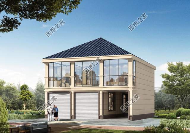 帶商鋪的農(nóng)村別墅設(shè)計(jì)，在家也能掙到錢(qián)，全家老小都喜歡