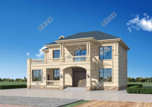 農村二層別墅設計，更為經濟實用，適合老百姓的建造優質戶型