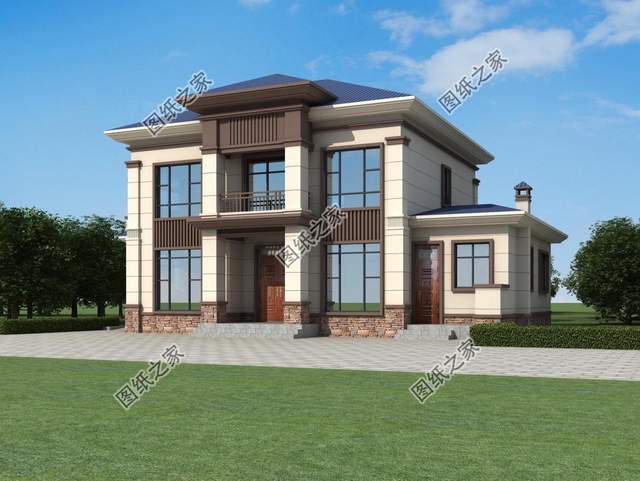 農村二層別墅設計，更為經濟實用，適合老百姓的建造優質戶型