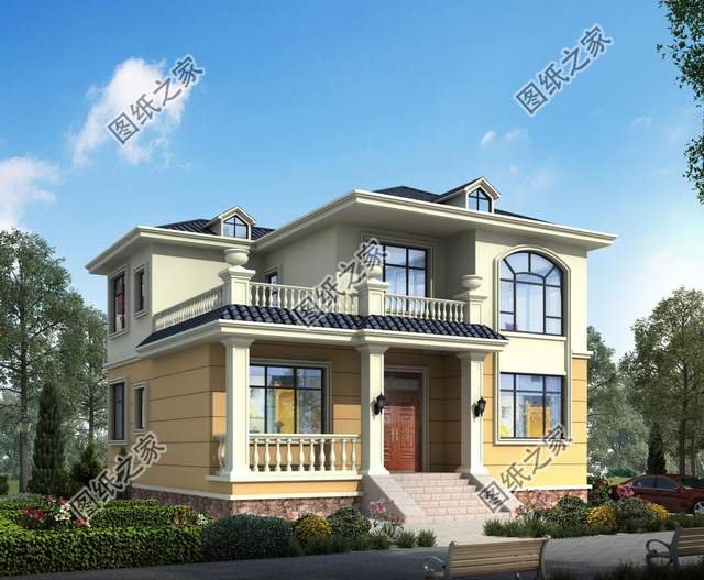 農村二層別墅設計，更為經濟實用，適合老百姓的建造優質戶型