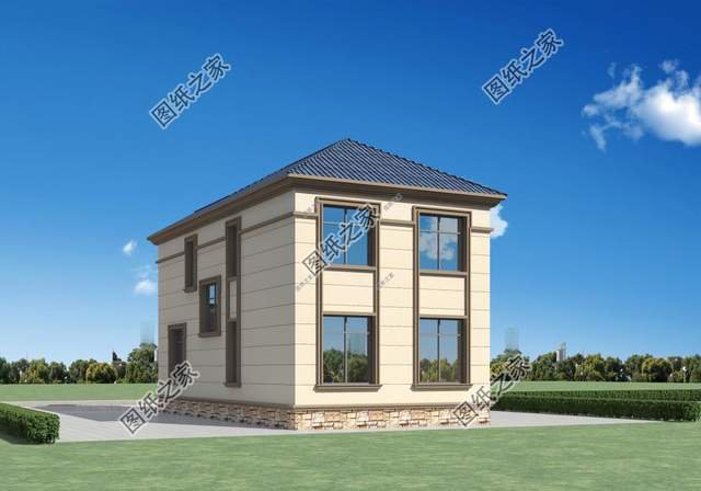 農村二層別墅設計，更為經濟實用，適合老百姓的建造優質戶型