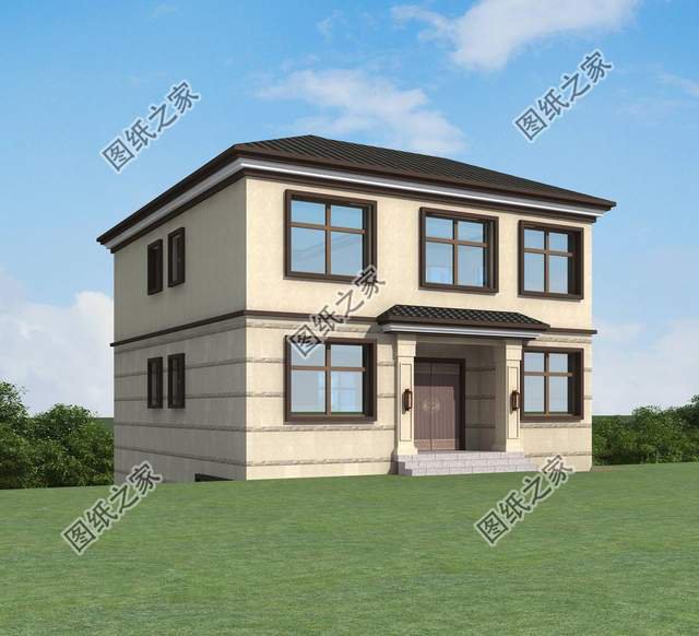 三層兩開間別墅設計，小面寬也能建好房，城里人看了都羨慕了