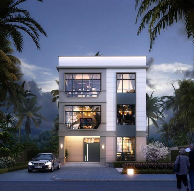 三層兩開間別墅設計，小面寬也能建好房，城里人看了都羨慕了