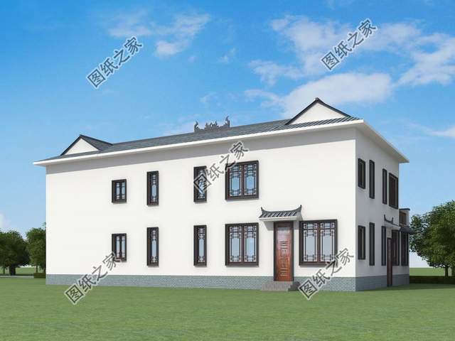 中式合院別墅設計推薦，既寬敞又大氣享受放松愜意生活