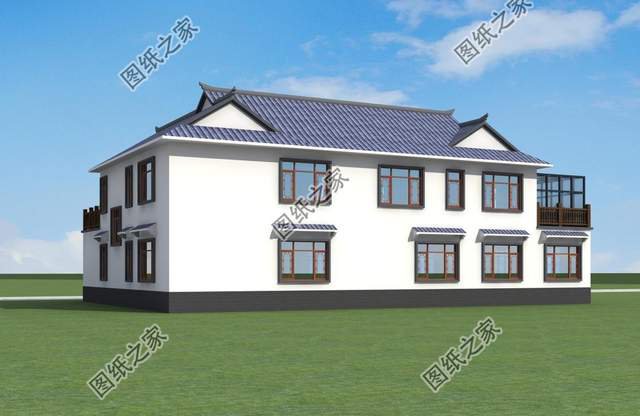 中式合院別墅設計推薦，既寬敞又大氣享受放松愜意生活