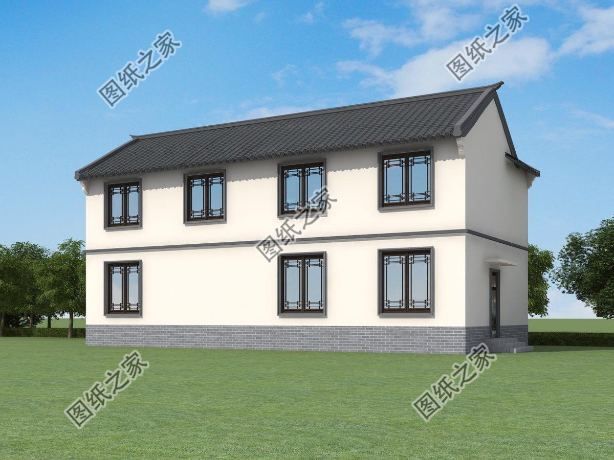 農村徽派別墅設計推薦，渾身散發優美的韻味讓人無法自拔