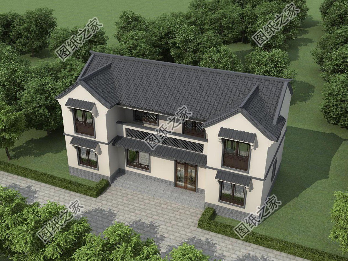 農村徽派別墅設計推薦，渾身散發優美的韻味讓人無法自拔