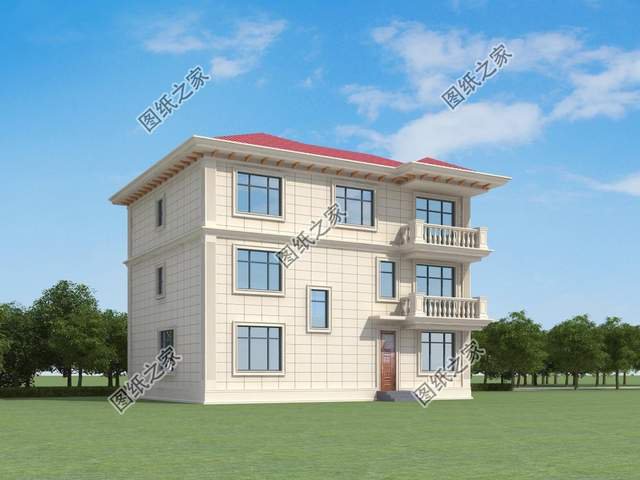 農(nóng)村三層簡歐式別墅設計，造價不高人人都可以建，喜歡收藏不錯過