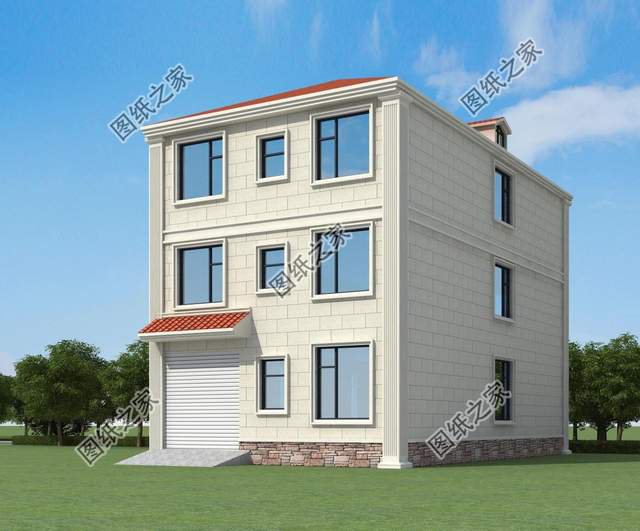 農(nóng)村三層簡歐式別墅設計，造價不高人人都可以建，喜歡收藏不錯過