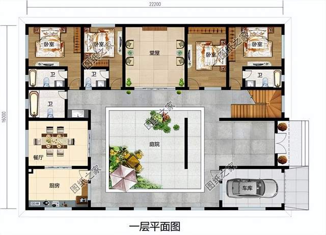 中式合院小別墅設計推薦，傳統住宅設計，回歸樸實的農村生活