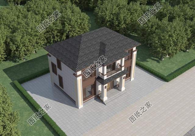 新中式農(nóng)村別墅設(shè)計推薦，中式質(zhì)感十足，絕對適合老家建