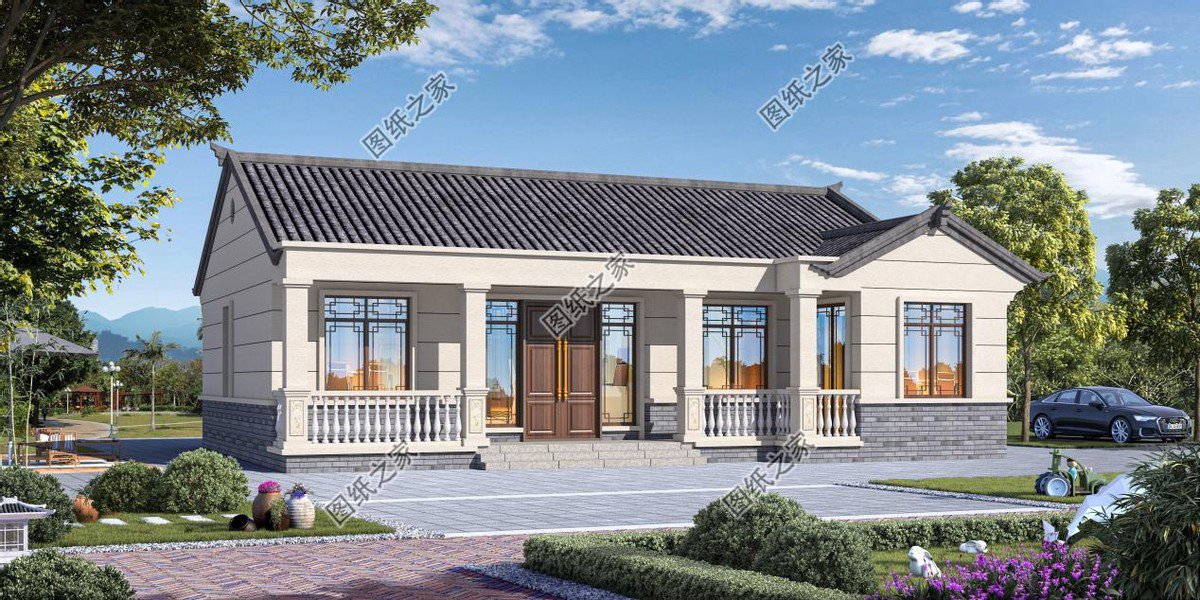 新中式農村小別墅設計，更顯沉穩大氣，以彰顯東方之美