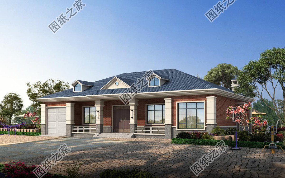 農村大開間一層自建房設計，造價經濟實惠，晚年養老必備選擇