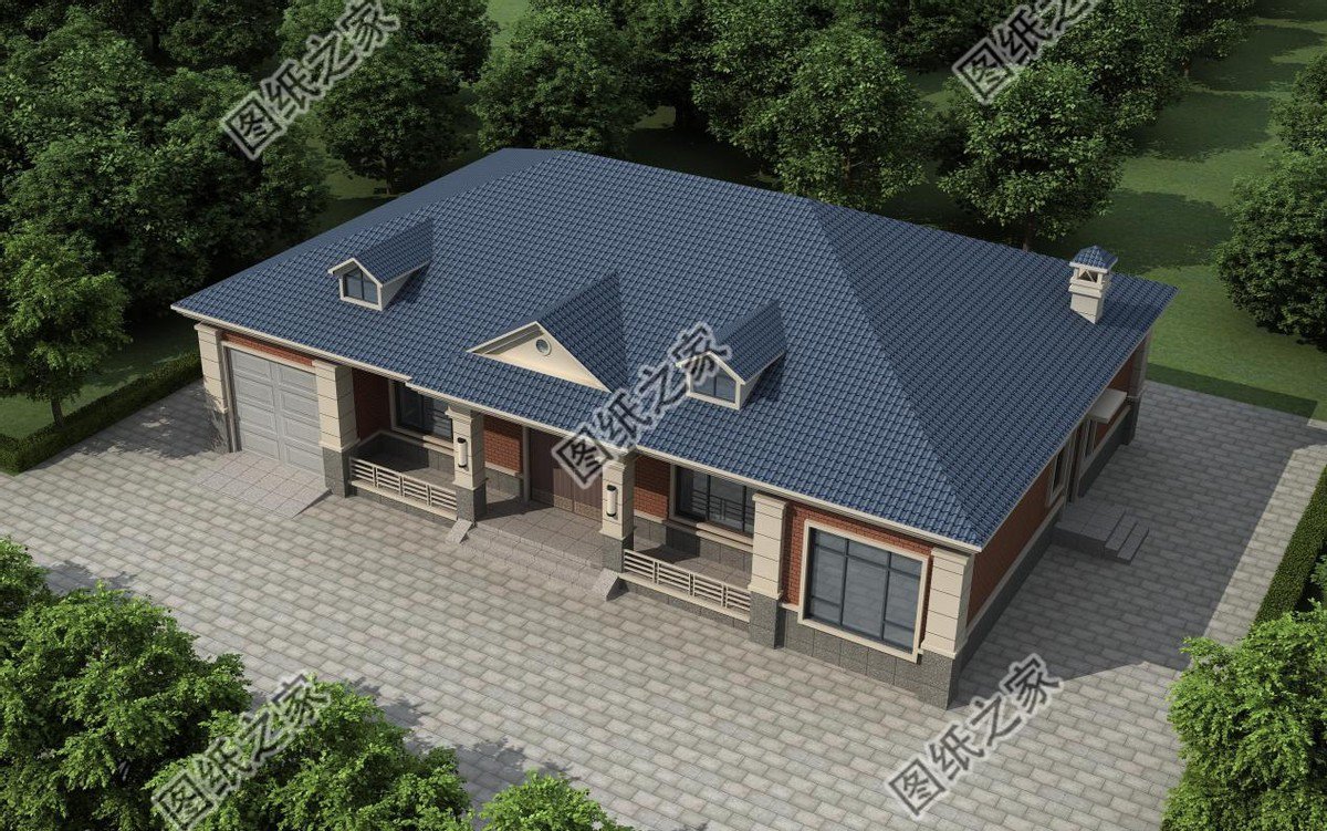 農村大開間一層自建房設計，造價經濟實惠，晚年養老必備選擇