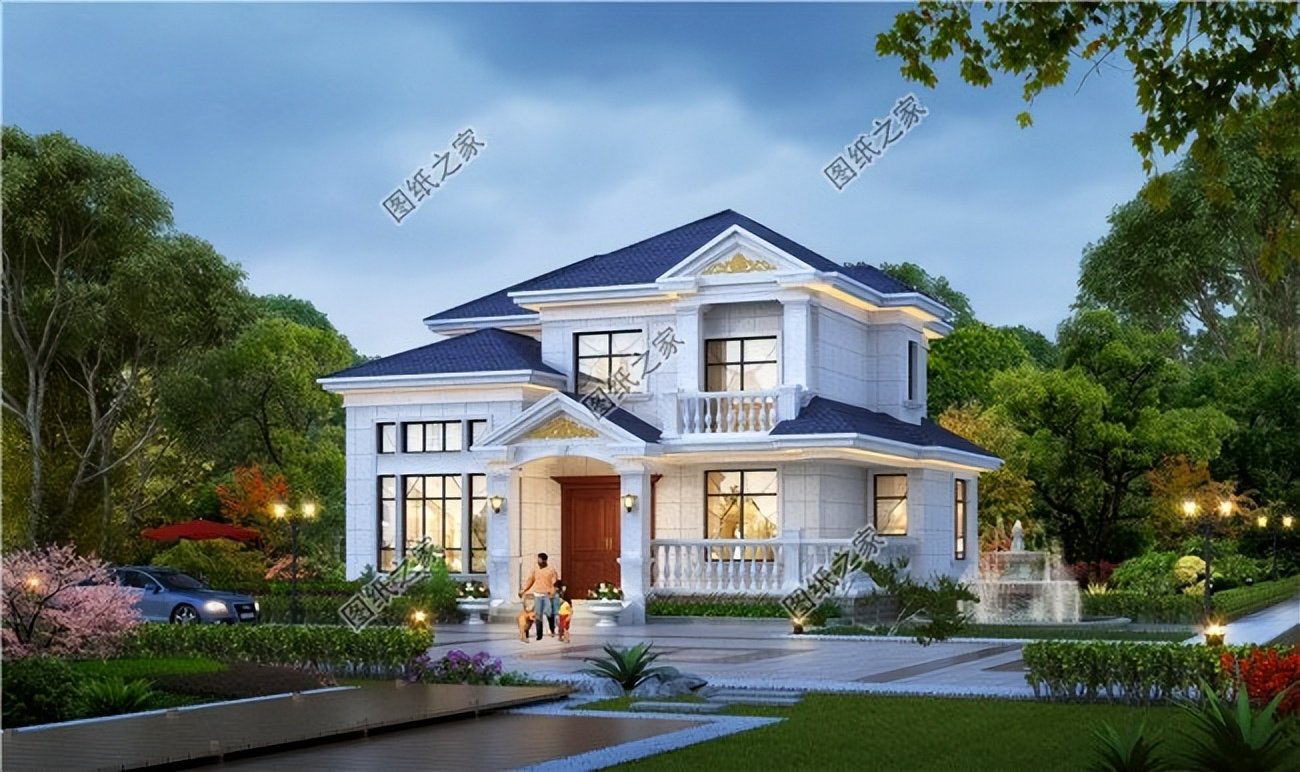 歐式農(nóng)村別墅設計，精美好看的外觀造型，收獲一眾好評