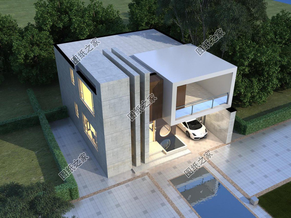 現代風鄉村自建房設計，全是年輕人喜歡的潮流元素，美觀大氣