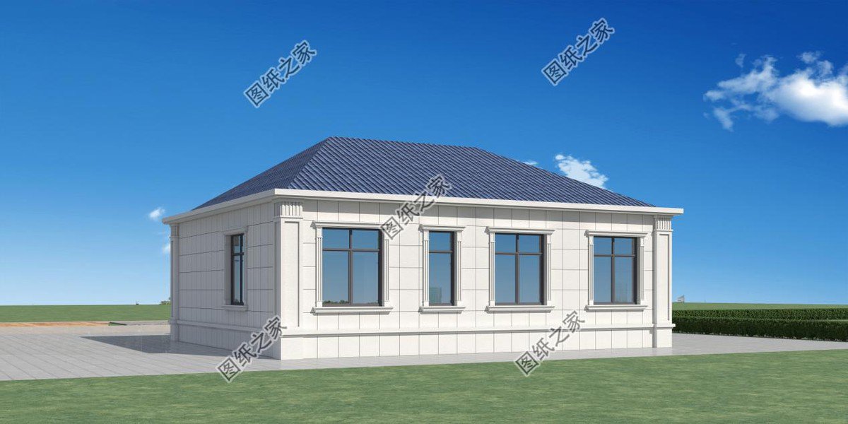 農村一層自建房設計圖推薦，真正實用的好設計，美觀又舒適