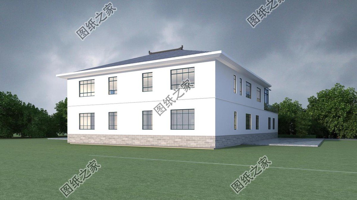 農村自建房設計推薦，城里買房村里建房，這樣的人生真完美