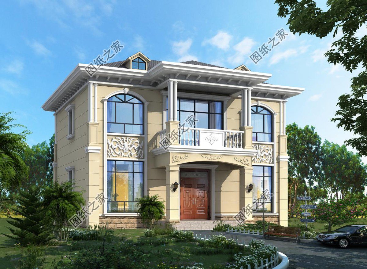 農村自建房設計推薦，城里買房村里建房，這樣的人生真完美