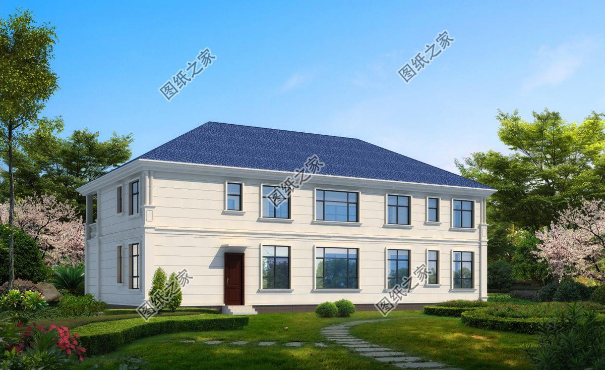 高端大氣的農村別墅設計，富麗堂皇般的外觀，多少業主夢中的家園