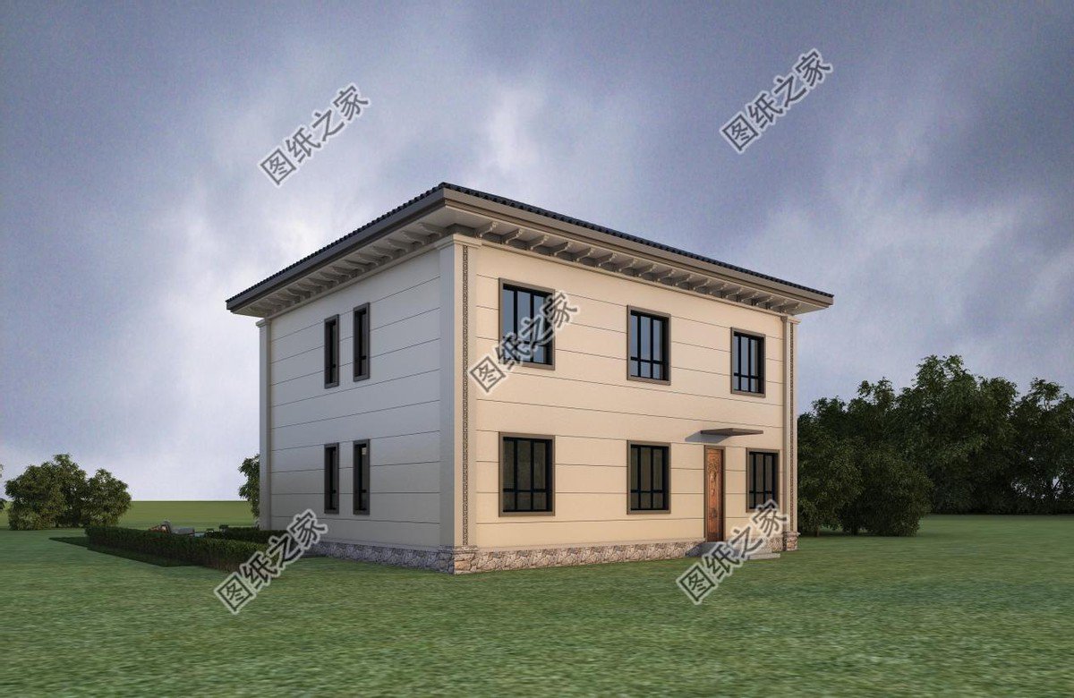 新中式農村別墅設計，回老家建上一棟，盡顯大氣