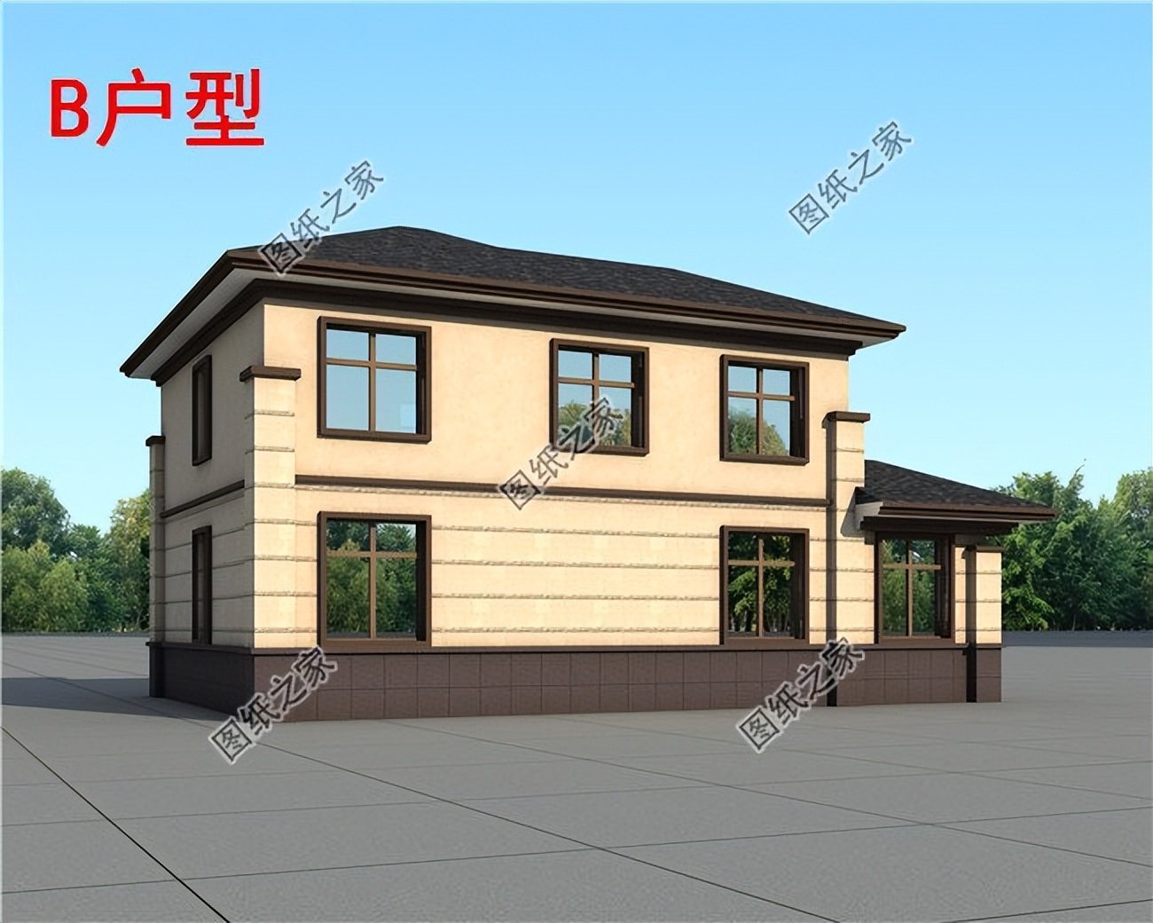 占地120平農村別墅設計，設計貼合大眾，是更多人建房的選擇