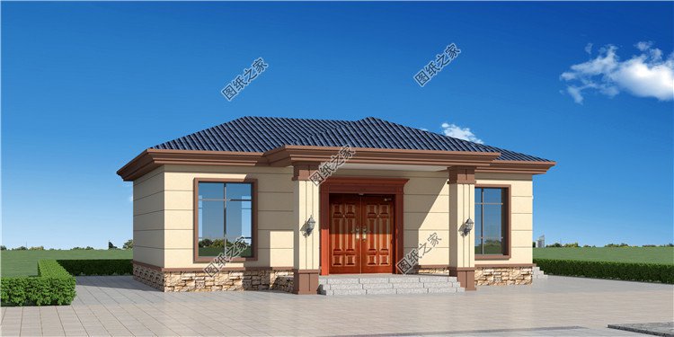農村一層小別墅設計圖外觀圖