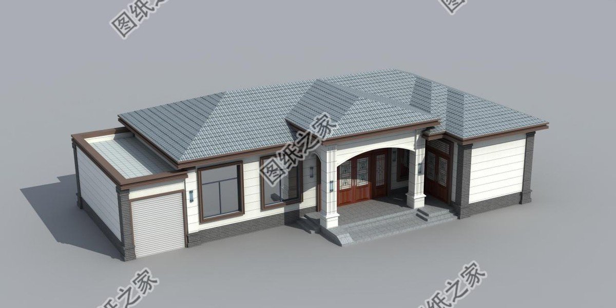 農(nóng)村一層別墅帶車庫設(shè)計，實用接地氣，現(xiàn)在農(nóng)村建房必不可少