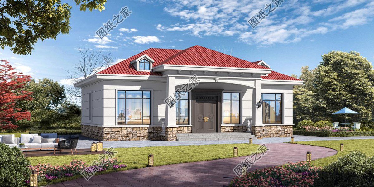 4套農村一層別墅設計，中式歐式都有，顏值在線廣受好評