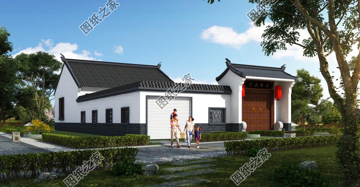 4套農村一層別墅設計，中式歐式都有，顏值在線廣受好評