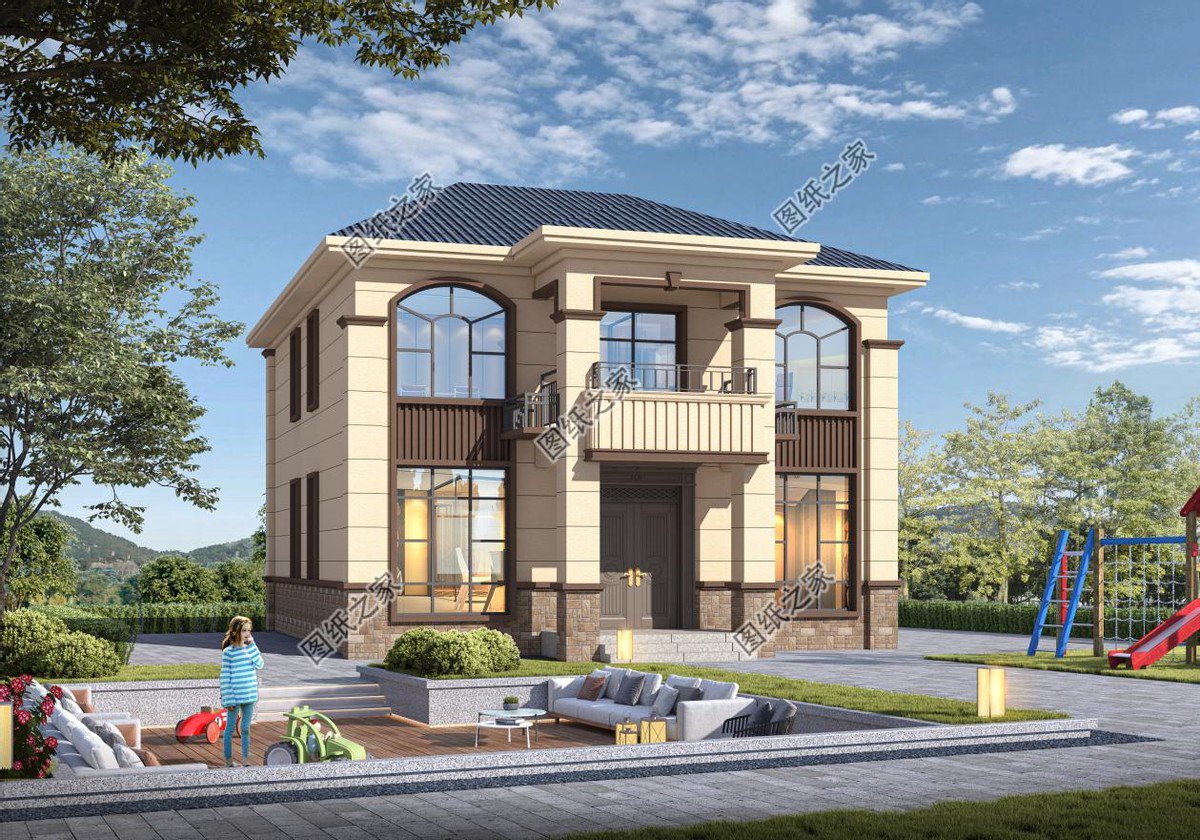 二層農(nóng)村別墅設(shè)計，簡單又美觀，內(nèi)部布局全國都適用