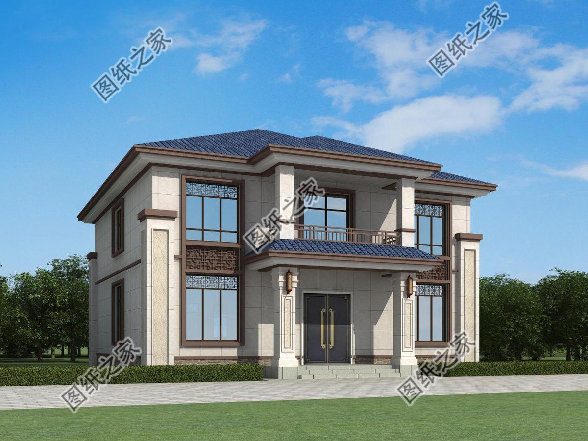 二層農(nóng)村別墅設(shè)計，簡單又美觀，內(nèi)部布局全國都適用