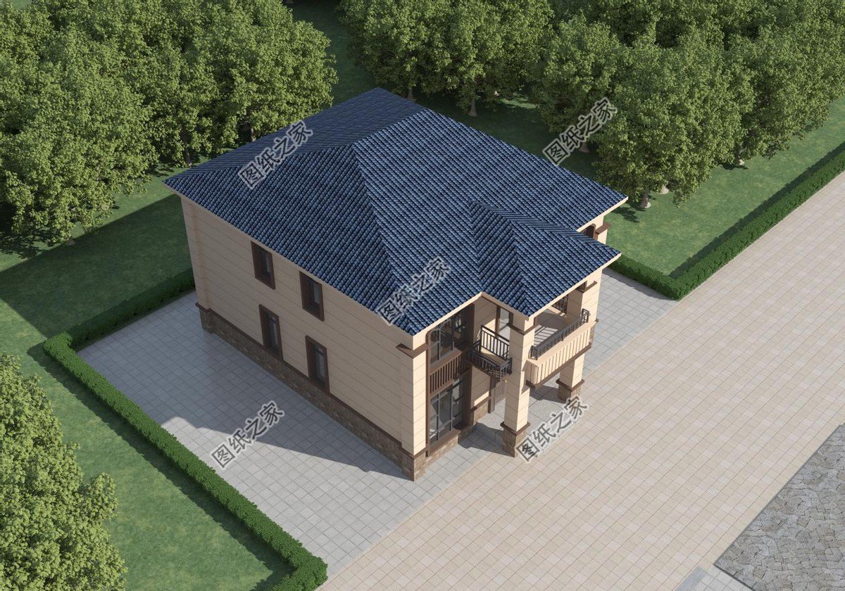 二層農(nóng)村別墅設(shè)計，簡單又美觀，內(nèi)部布局全國都適用