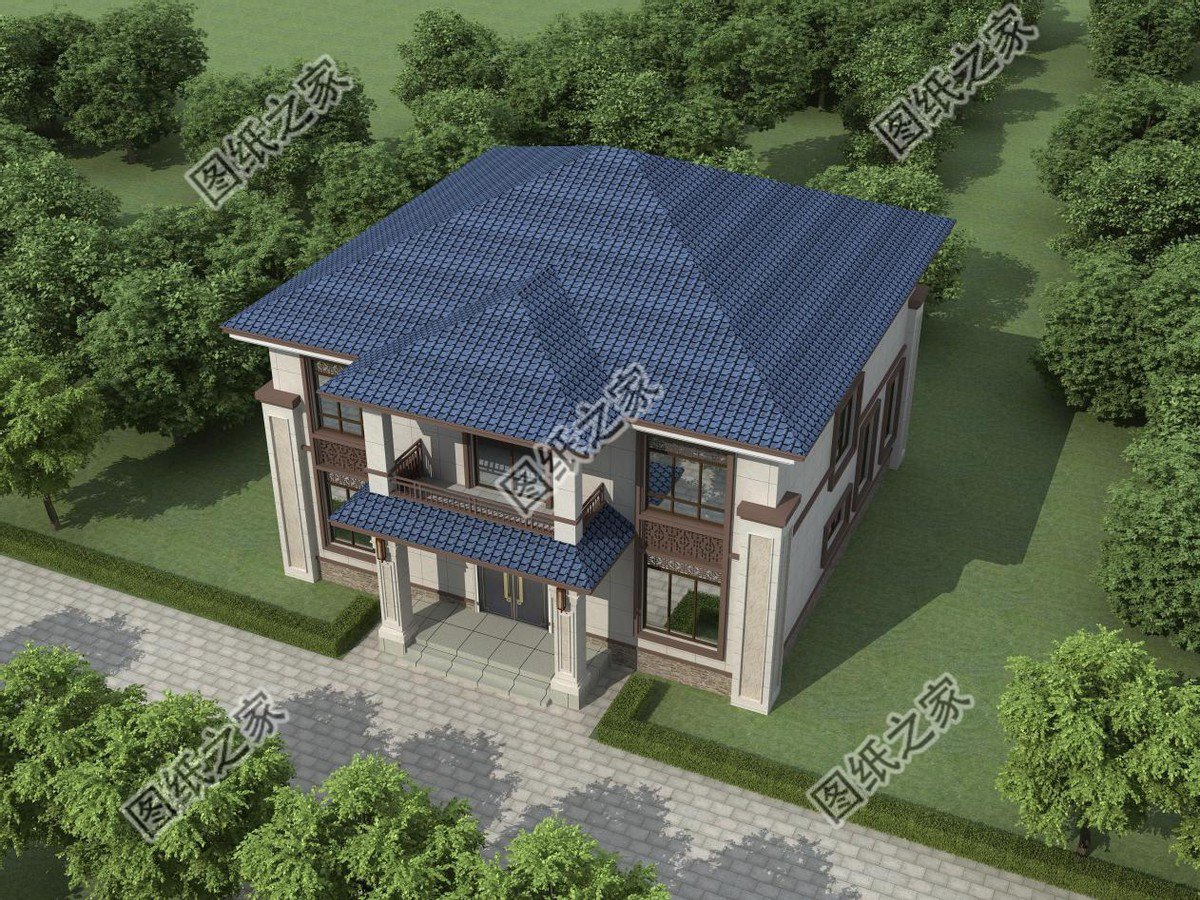 二層農(nóng)村別墅設(shè)計，簡單又美觀，內(nèi)部布局全國都適用