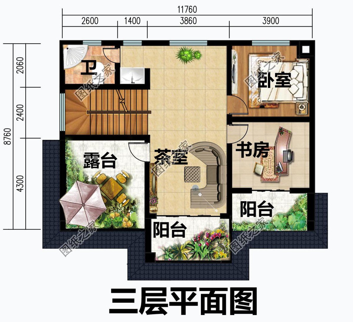 三層農村自建房設計，高大貴氣的象征，十分有氣勢
