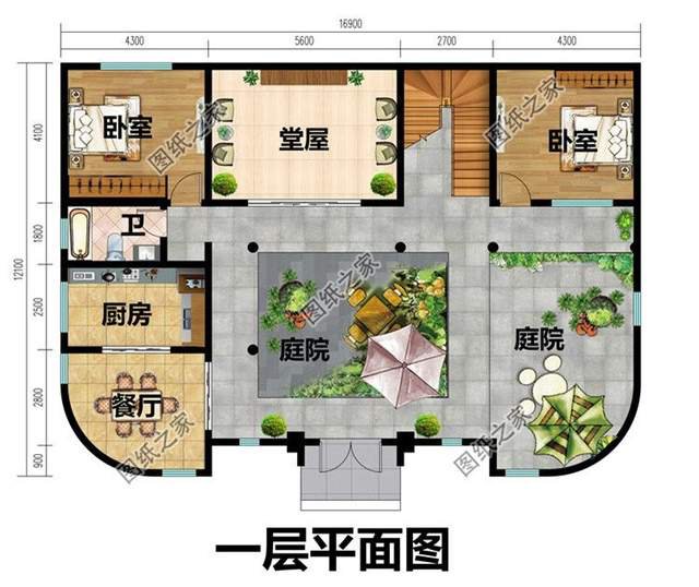 中式農村自建房設計，保留傳統設計加入現代流行文化
