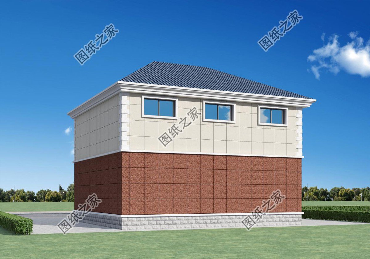 3款對稱歐式農村別墅設計，外觀經典耐看，建在老家最合適