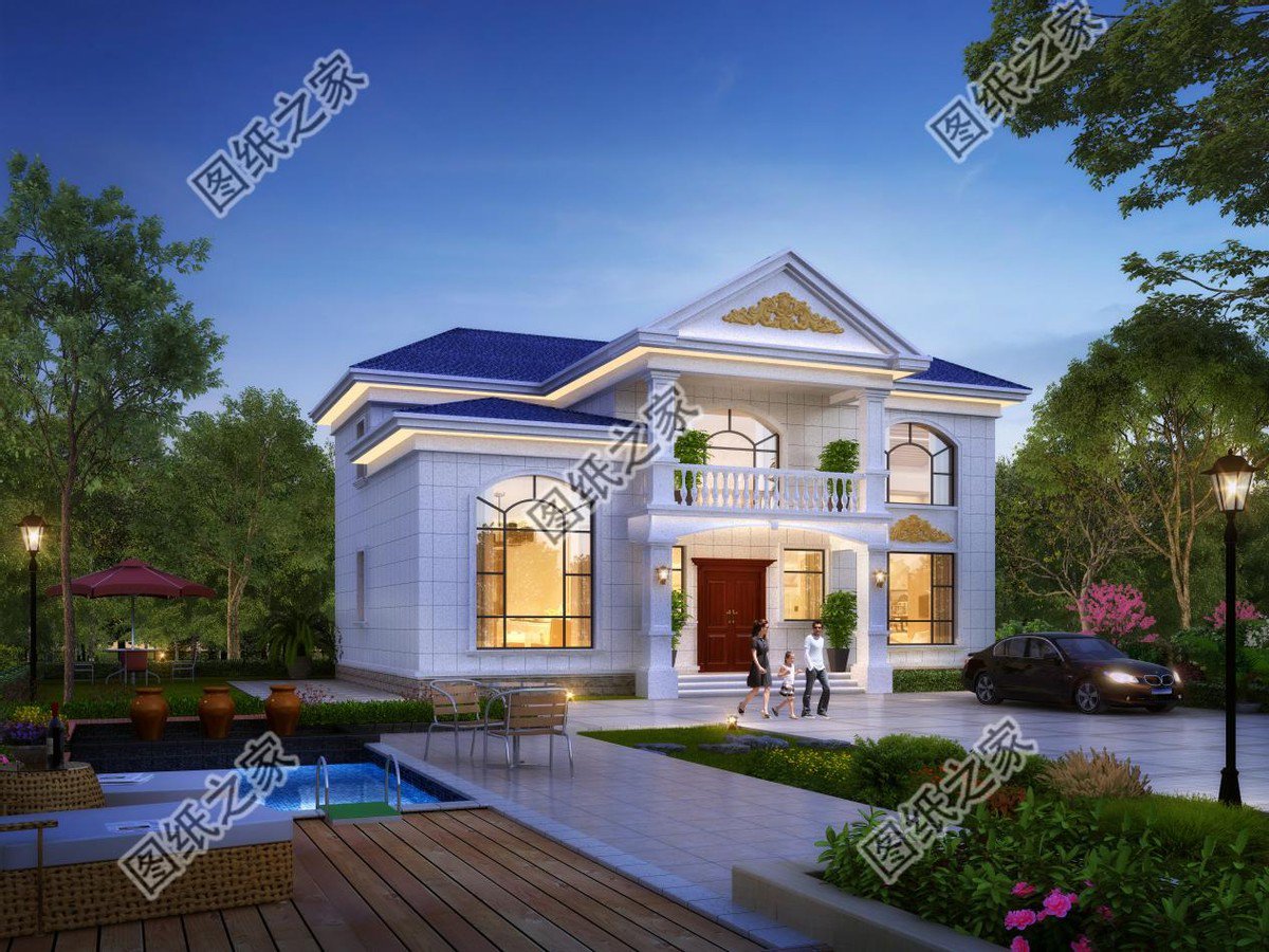 四套浪漫唯美歐式別墅，外觀美輪美奐猶如一幅魅力的畫卷令人向往