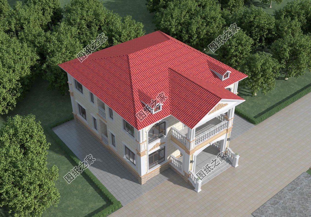 四套浪漫唯美歐式別墅，外觀美輪美奐猶如一幅魅力的畫卷令人向往