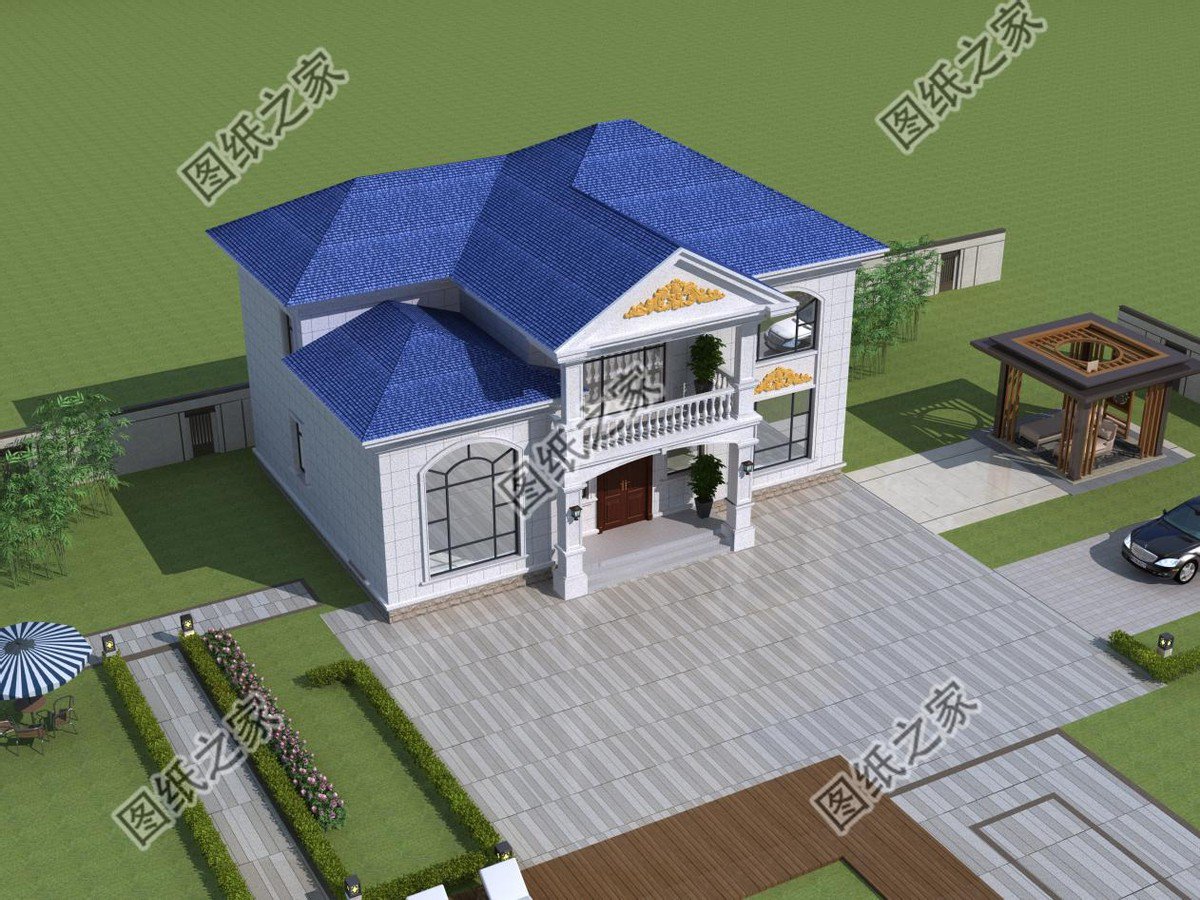 四套浪漫唯美歐式別墅，外觀美輪美奐猶如一幅魅力的畫卷令人向往