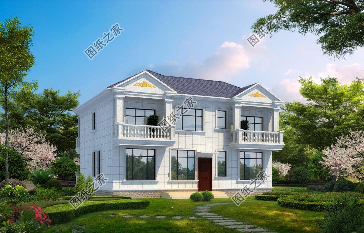 四套浪漫唯美歐式別墅，外觀美輪美奐猶如一幅魅力的畫卷令人向往