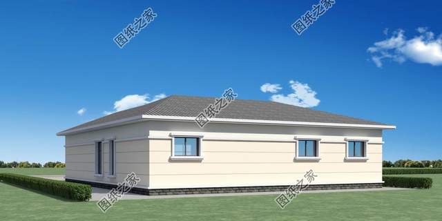 三套一層農村別墅設計，簡單好看還實用，非常適合用來養老