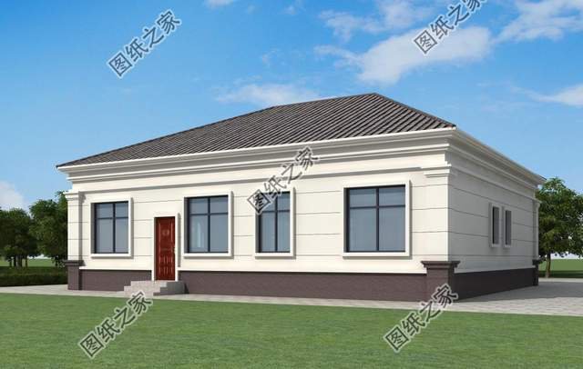 三套一層農村別墅設計，簡單好看還實用，非常適合用來養老